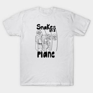 Snakes on a Plane (Black) T-Shirt